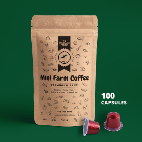 Farmhouse Brew - PODS 100 - Mini Farm Coffee - Nescafe Compatible