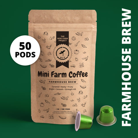 Farmhouse Brew - PODS 50 - Mini Farm Coffee - Nespresso Compatible