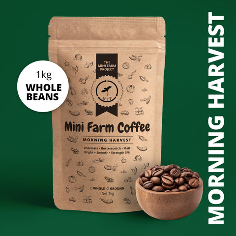 Morning Harvest - 1 kg - Whole Bean - Mini Farm Coffee