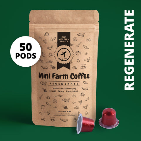 Regenerate - PODS 50 - Mini Farm Coffee - Nespresso Compatible