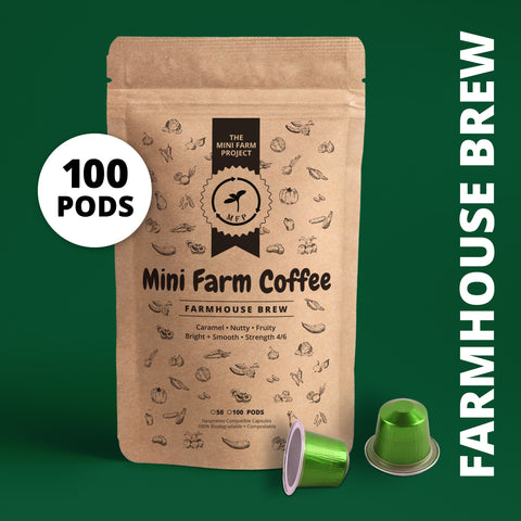 Farmhouse Brew - PODS 100 - Mini Farm Coffee - Nespresso Compatible